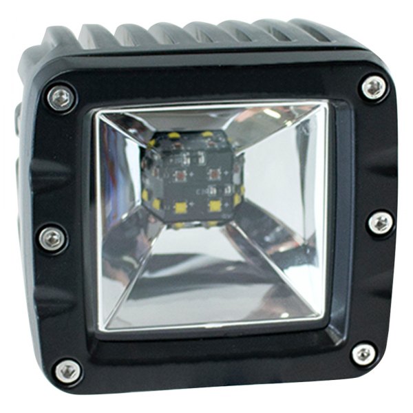 Race Sport® - Dual Function Street Series High Power Bottom Mount Cube Fog Beam White/Amber LED Light
