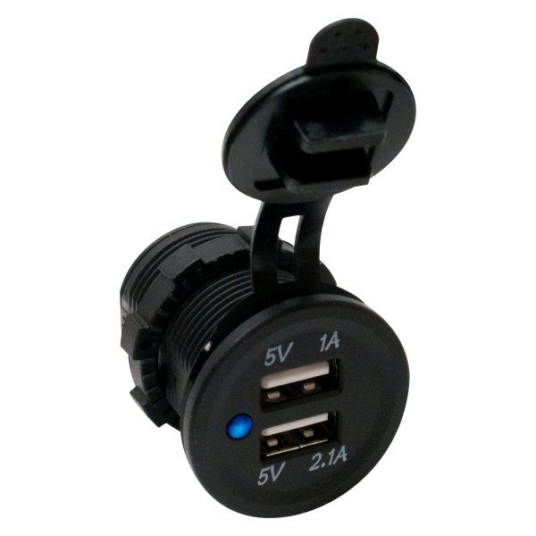 Race Sport® - 3.1 Amp Dual Port USB Socket