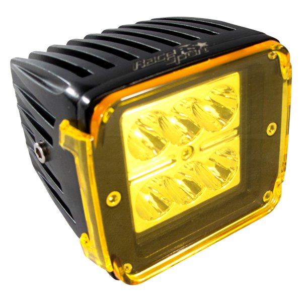 Race Sport® - Street Series 3" 2x24W Cube Spot Beam Yellow LED Lights