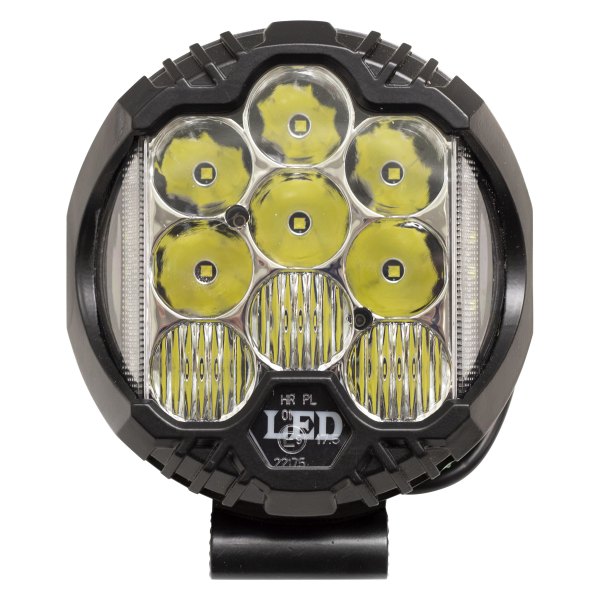 Race Sport® - 7" 75W LED Light with Dual Function DRL, Front View