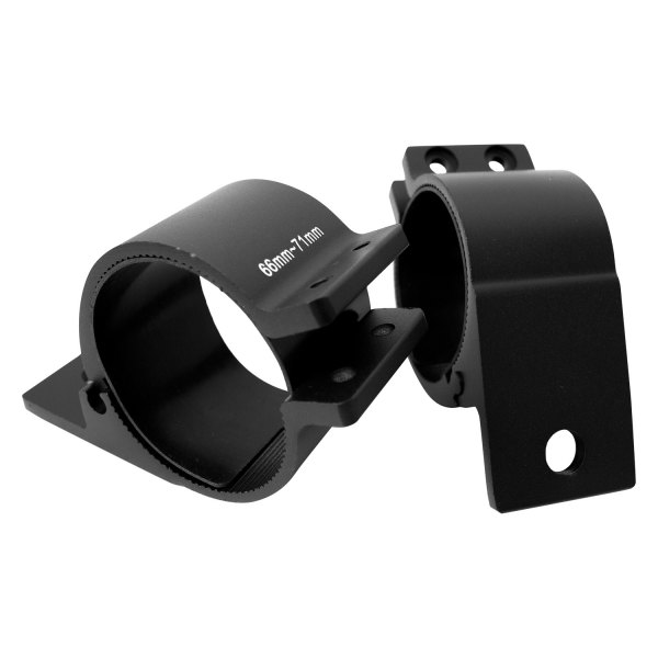 Race Sport® - 2.6"-2.8"(66-71mm) Clamp Tubular Light Mounts with Rubber Gasket
