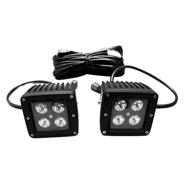 Race Sport® - Blacked Out® Series 3" 2x16W Cube Spot Beam LED Lights