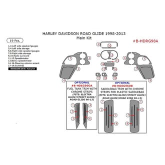 Remin® - African Zebra Wood Main Dash Kit (19 Pcs)