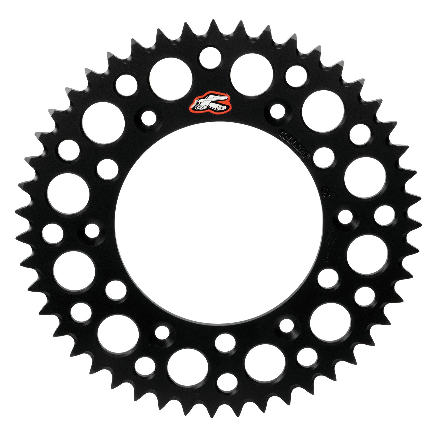 Renthal® 123U-520-49GYBK - Ultralight™ Grooved Rear Chainwheel