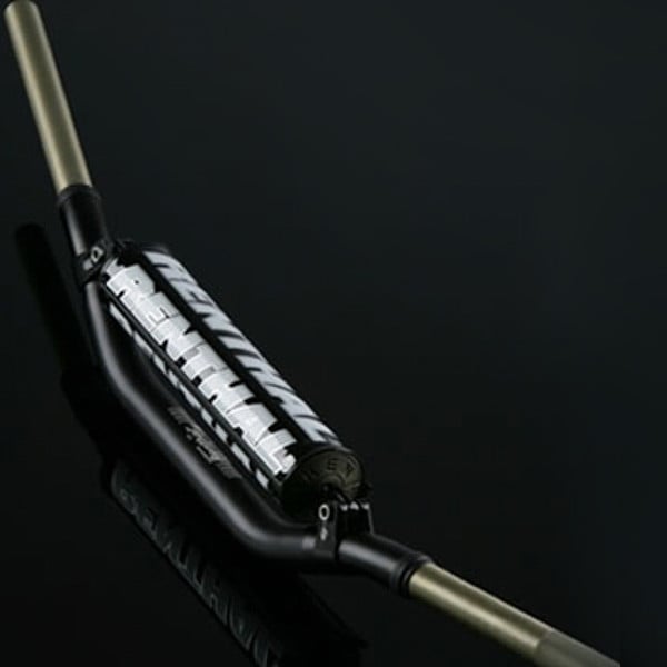 Renthal® 999-01-BK-07-185 - Twinwall Handlebar - MOTORCYCLEiD.com
