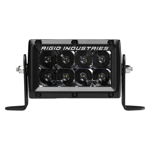 Rigid Industries® - E-Series Pro Midnight Edition 4" 56W Dual Row Spot Beam LED Light Bar, Front View