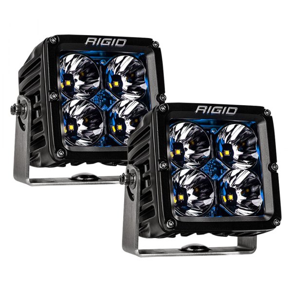 Rigid Industries® - Radiance XL 4" 2x50W Broad Spot Beam LED Pod Lights with Blue Backlight