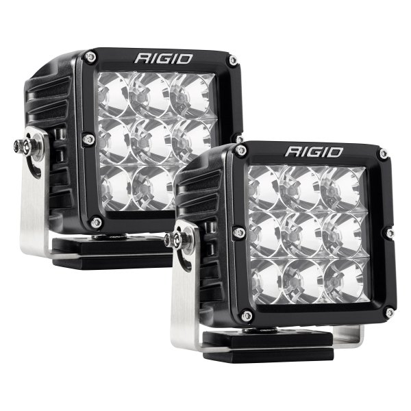 Rigid Industries® - D-XL Series Pro 4" 2x69W Flood Beam LED Lights