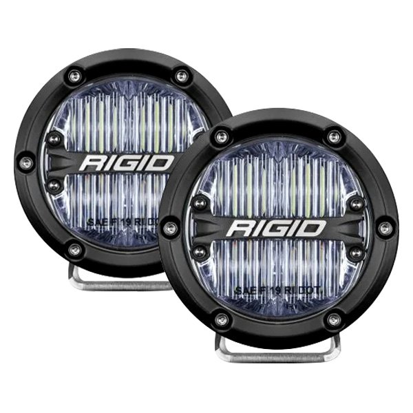 Rigid Industries® - 360-Series Pro SAE 4" 2x40W Round Fog Beam LED Lights