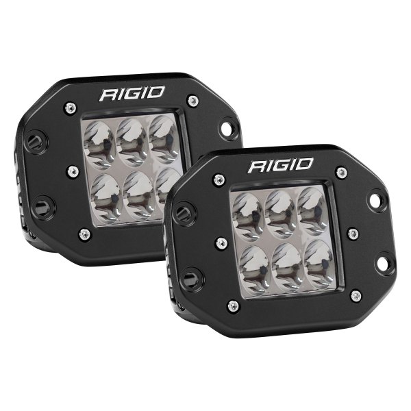 Rigid Industries® - D-Series Pro Flush Mount 3" 2x44W Driving Beam LED Lights