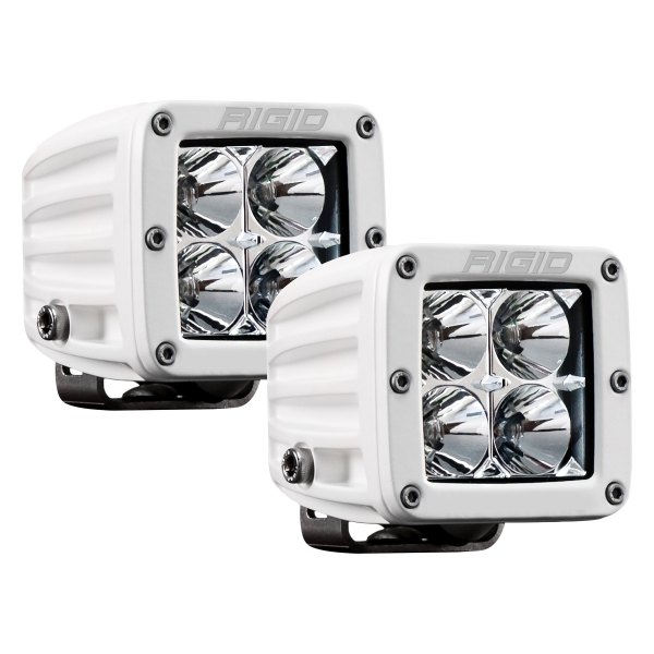 Rigid Industries® - D-Series Pro 3" 2x30W White Housing Flood Beam LED Lights
