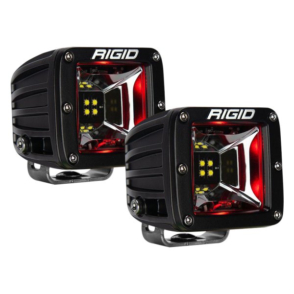 Rigid Industries® - Radiance Series 3" 2x30W Scene Beam LED Lights with Red Backlight