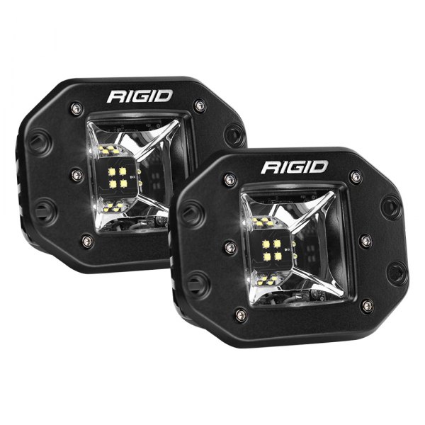 Rigid Industries® - Radiance Series Flush Mount 3" 2x30W Scene Beam LED Lights with White Backlight