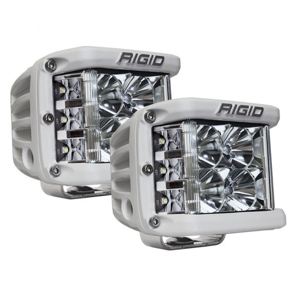 Rigid Industries® - D-SS Series Pro 3"x4" 2x47W White Housing Flood Beam LED Lights