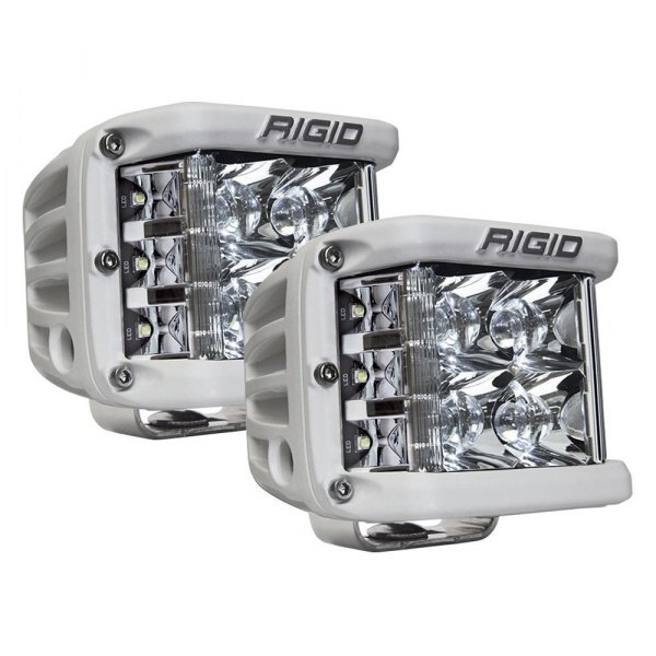 Rigid Industries® - D-SS Series Pro 3"x4" 2x47W White Housing Spot Beam LED Lights