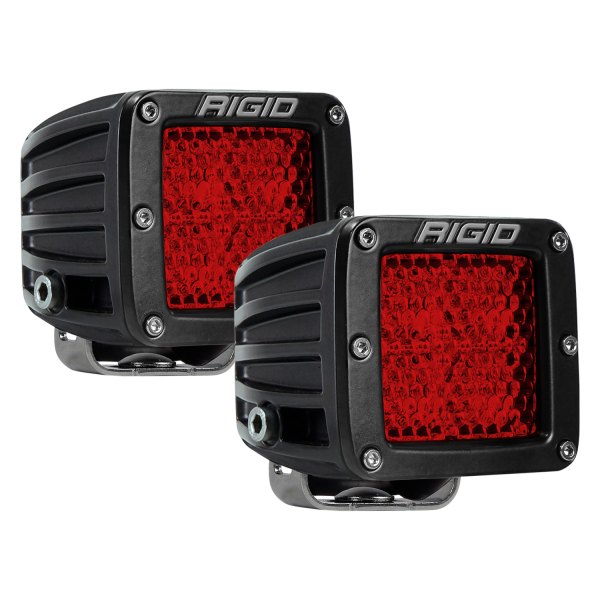 Rigid Industries® - D-Series Pro 3" 2x30W Diffused Beam Red LED Lights