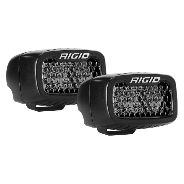 Rigid Industries® - SR-M Series Pro Midnight Edition 2"x3" 2x10W Spot Beam LED Lights