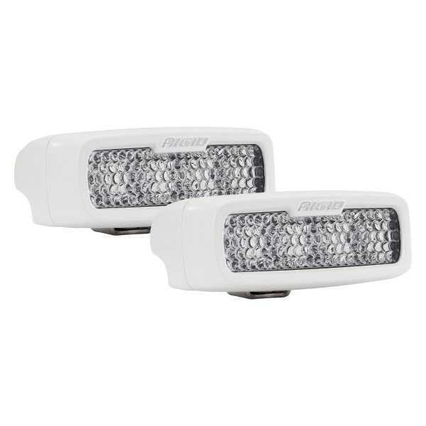 Rigid Industries® - SR-Q Series Pro 2"x5" 2x31W White Housing Flood Diffused Beam LED Lights