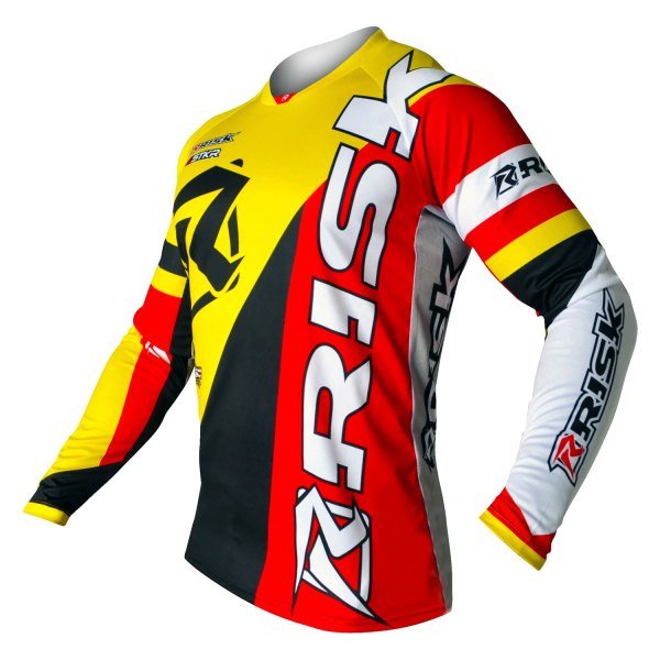 Risk Racing® - Ventilate V2 Series 2022 Jersey (Small, Yellow)