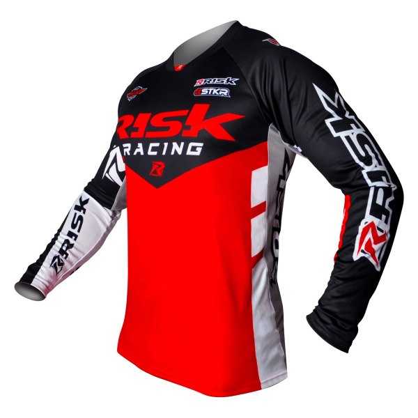 Risk Racing® - Ventilate V2 Series 2022 Jersey (Large, Red)
