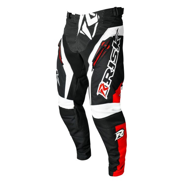 Risk Racing® - Ventilate V2 Series 2022 Pants (36, Black/Red)