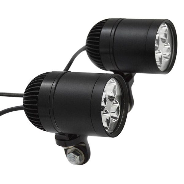 Rivco® - Fork 2" Round Driving Beam Lights, Side View