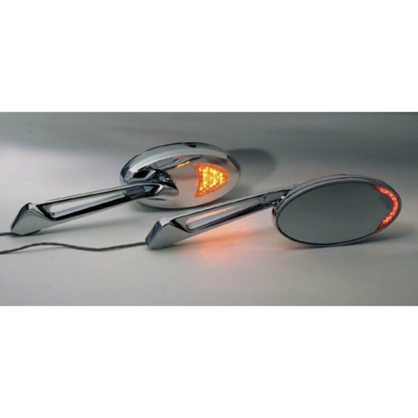 Rivco® - Custom Mirror Set with LED Turn Signals and Running Lights