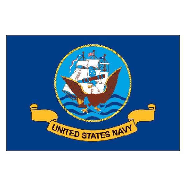 Rivco® - Navy Style Double Sided Flag