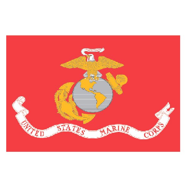 Rivco® - Marine Corp Style Double Sided Flag