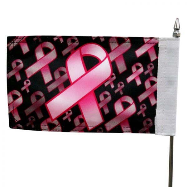Rivco® - Breast Cancer Style Double Sided Flag
