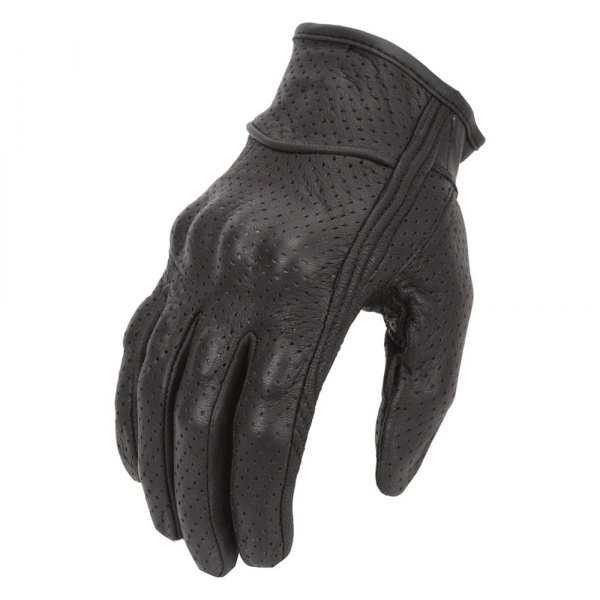 Rixxu™ - Perfecto Series Men's Leather Gloves (2X-Large, Black)