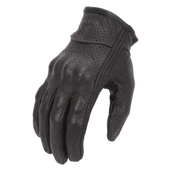 Rixxu™ - Perfecto Series Men's Leather Gloves (Large, Black)