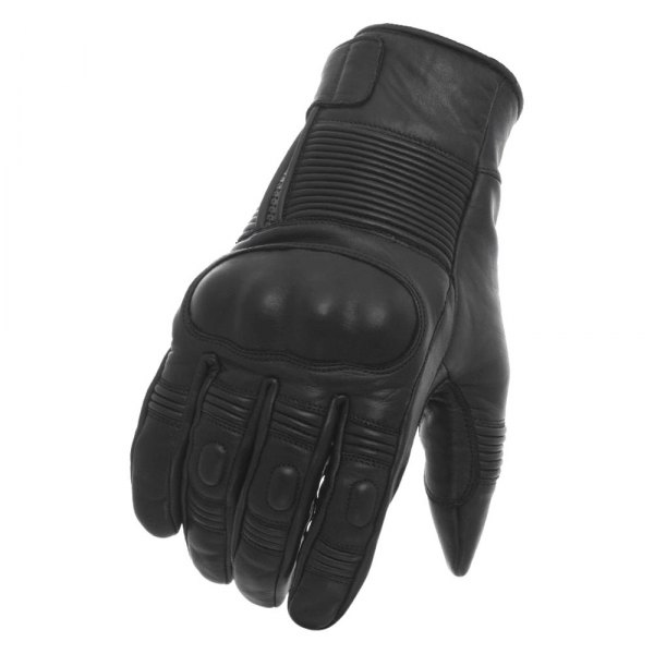 Rixxu™ - Rumble Series Men's Leather Gloves (Large, Black)