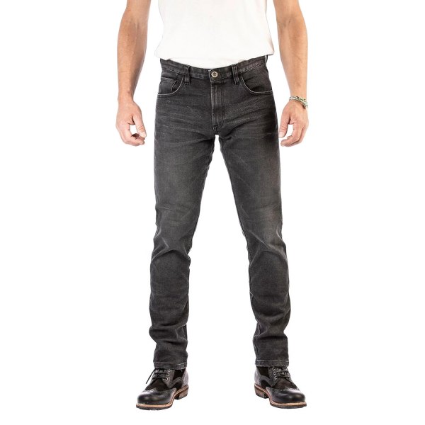 Rokker® - Rokkertech Tapered Slim Jeans (W29 x L32, Black)