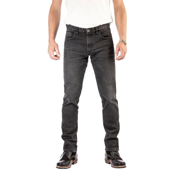 Rokker® - Rokkertech Tapered Slim Jeans (W31 x L32, Black)