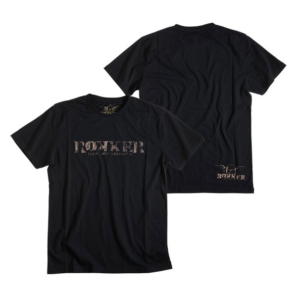 Rokker® - Vintage Men's T-Shirt (Medium, Black)