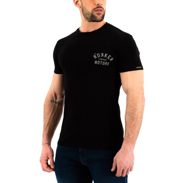 Rokker® - Performance Motors Patch T-Shirt (Medium, Black)