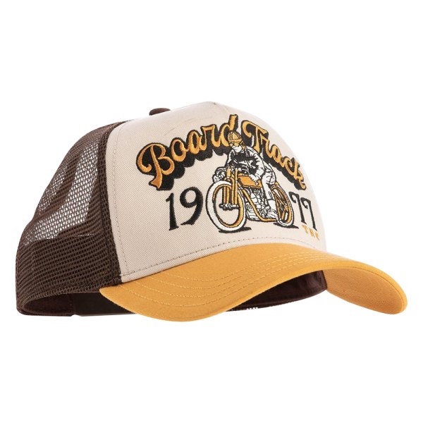 Rokker® - Board Track Trucker Hat (Brown/Gold)