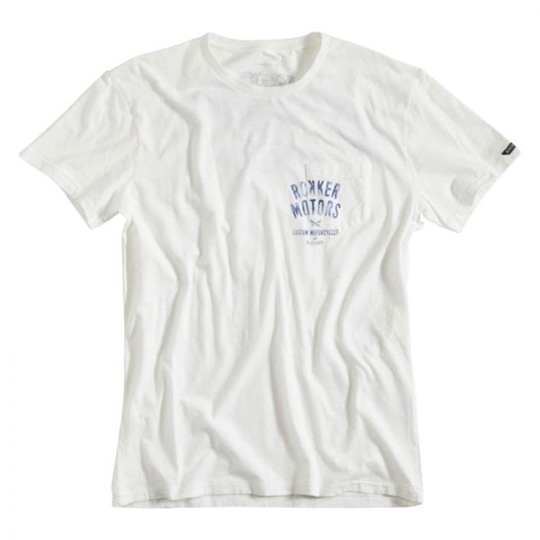 Rokker® - Motors Men's T-Shirt (Medium, White)