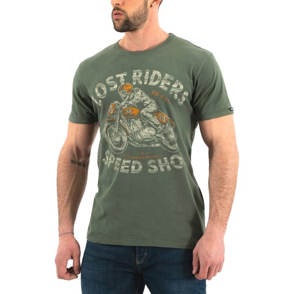 Rokker® - Lost Riders T-Shirt (Medium, Olive)