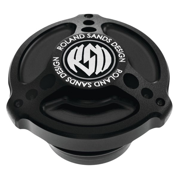 Roland Sands Design® - Tracker Black Gas Tank Cap
