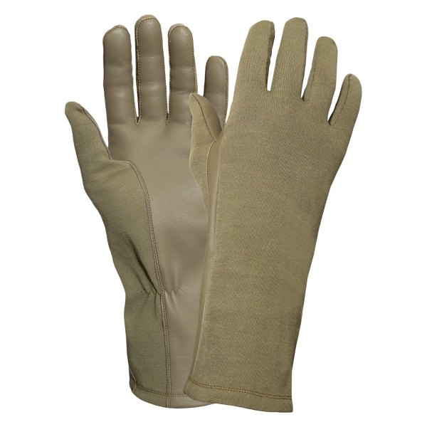 Rothco® - G.I. Type 11 AR 670-1 Coyote Brown Flame/Heat Resistant Flight Gloves
