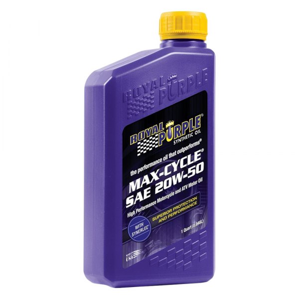 Royal Purple® - Max-Cycle™ SAE 20W-50 Synthetic High Performance Motorcycle Engine Oil, 1 Quart