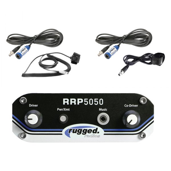 Rugged Radios® - 2 Places RRP5050 Race Intercom™ Communication System