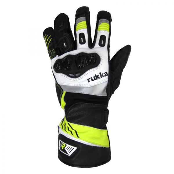 Rukka® - Argosaurus 2.0 Gore-Tex Gloves (10, Black/White/Hi-Viz)
