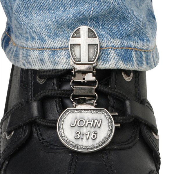 Ryder Clips® - John 3:16 Laced Boot Type