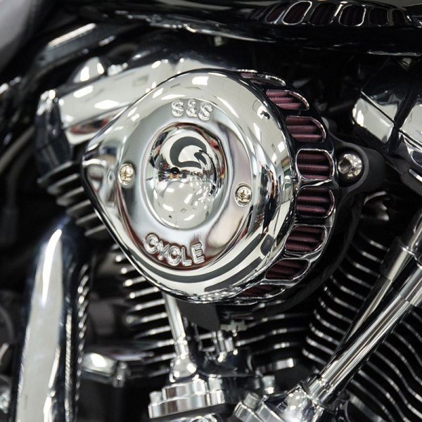 Slasher Slotted Air Cleaner Cover For S&S® Classic Teardrop