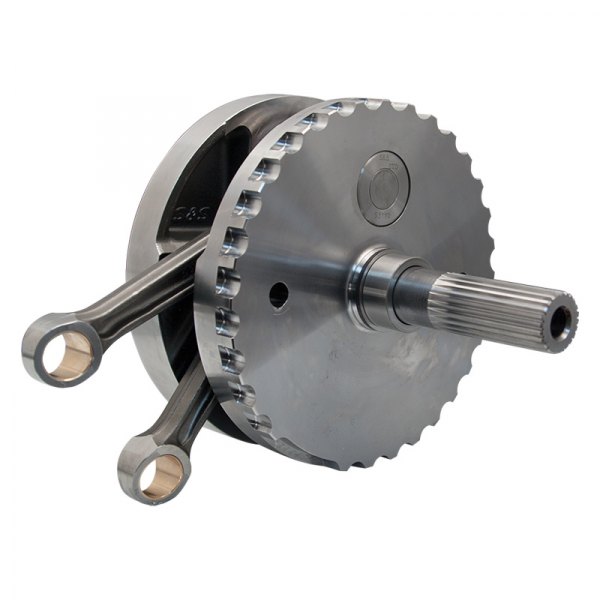 S&S Cycle® - A Motors Flywheel Assembly with Sprocket Shaft Bearing Race