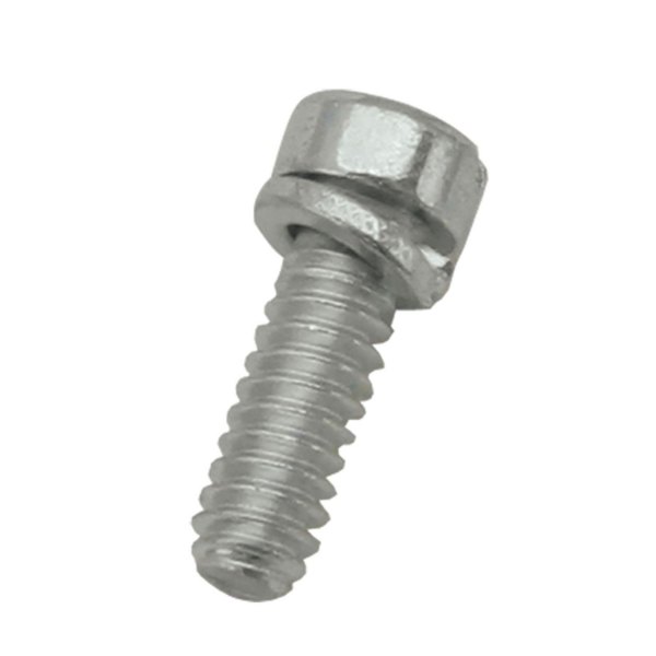 S&S Cycle® - 10-24 X 3/4" Zinc-Plated Steel Slotted Screw with Lock Washer