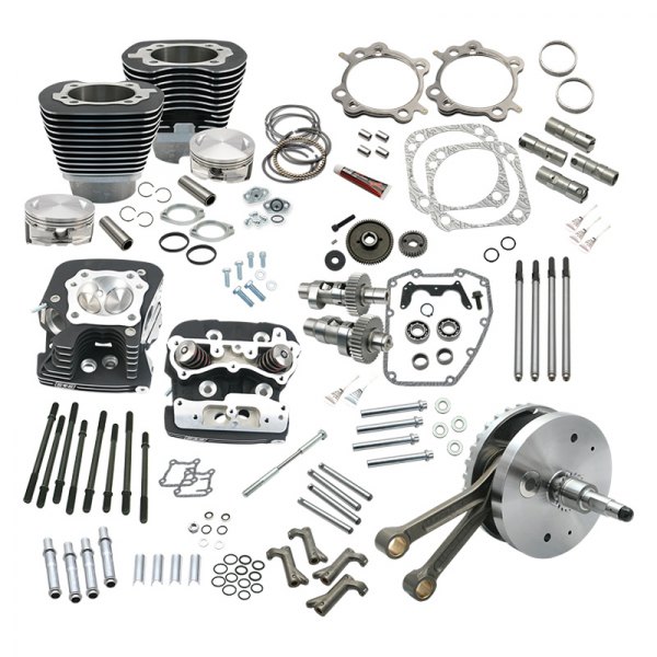 S&S Cycle® - 124" Hot Set Up Kit® With S&S Cylinder Heads